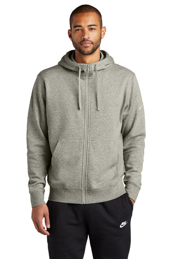 Nike Club Fleece Sleeve Swoosh Full-Zip Hood