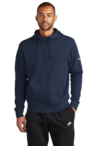 Nike Club Fleece Sleeve Swoosh Full-Zip Hood