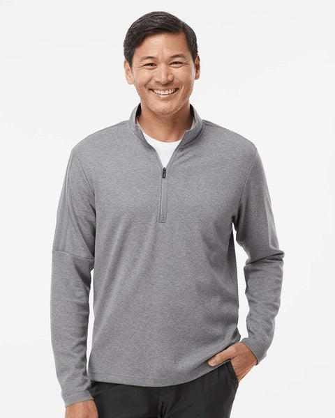 Adidas - 3-Stripes Quarter-Zip Sweater