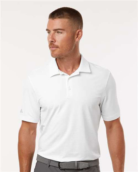 Adidas - Men's Textured Stripe Polo
