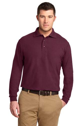 Port Authority® Silk Touch™ Long Sleeve Polo