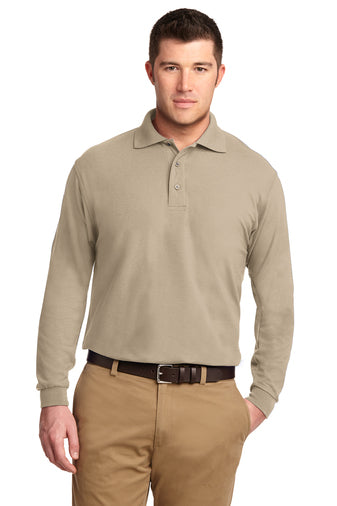 Port Authority® Silk Touch™ Long Sleeve Polo