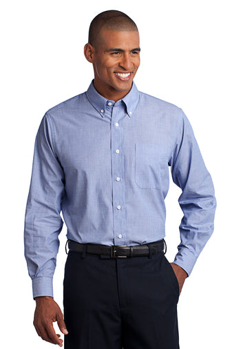 Port Authority® Crosshatch Easy Care Shirt