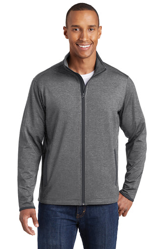 Sport-Tek® Sport-Wick® Stretch Contrast Full-Zip Jacket