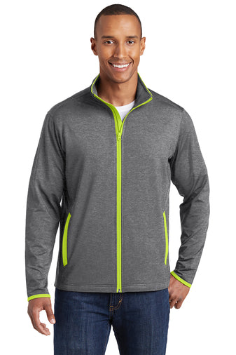 Sport-Tek® Sport-Wick® Stretch Contrast Full-Zip Jacket