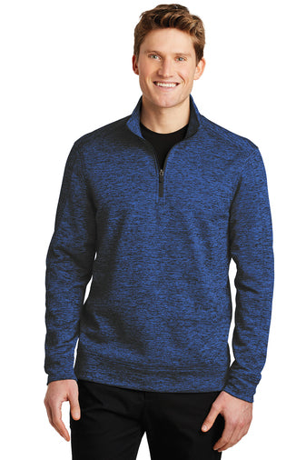 Sport-Tek® PosiCharge® Electric Heather Fleece 1/4-Zip Pullover