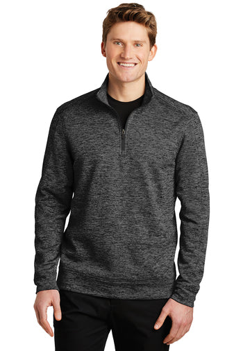 Sport-Tek® PosiCharge® Electric Heather Fleece 1/4-Zip Pullover