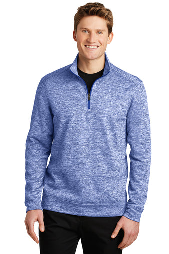 Sport-Tek® PosiCharge® Electric Heather Fleece 1/4-Zip Pullover