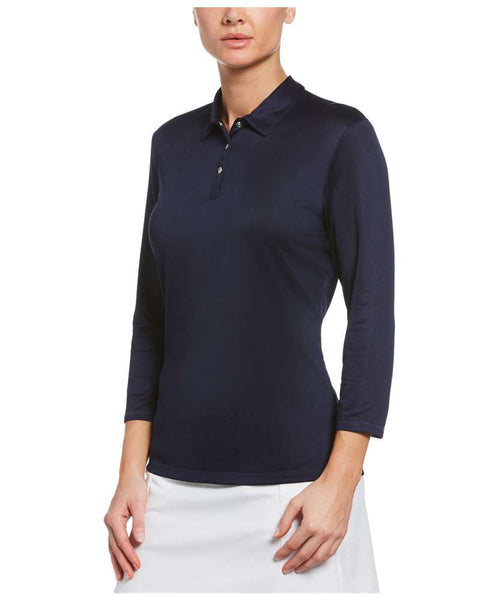 Ladies 3/4 Sleeve Polo