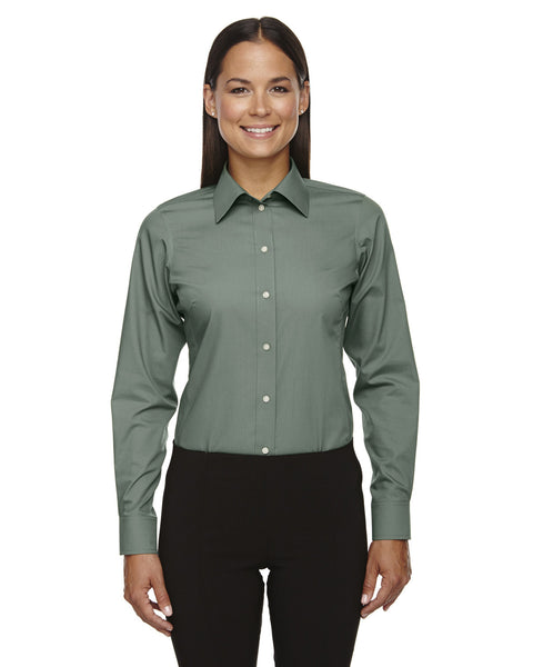 Devon & Jones Ladies' Crown Collection Solid Broadcloth Dress Shirt