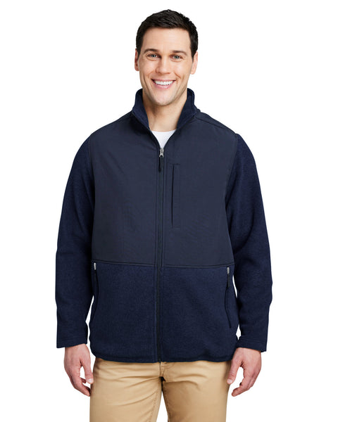 CORE365 Men's Journey Summit Hybrid Full-Zip