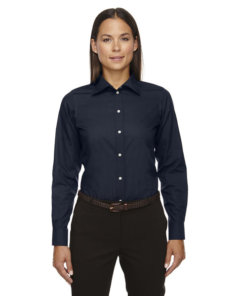 Devon & Jones Ladies' Crown Collection Solid Broadcloth Dress Shirt